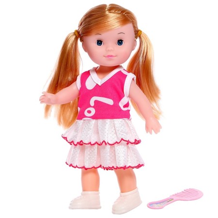 Classic "Julia" doll in a dress, with an accessory