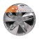 Wheel caps 13 "Super Astra", Silver, Carbon, set 2 pcs, AWCC-13-19