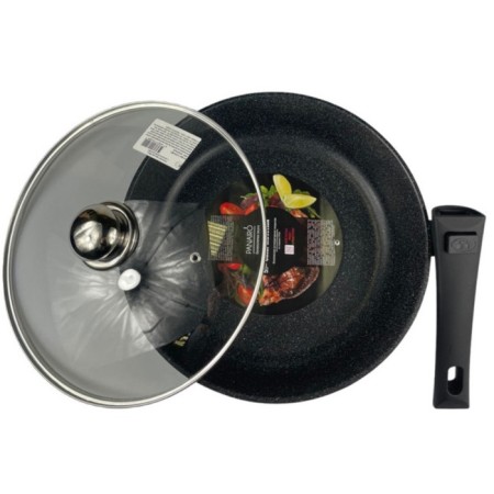 The pan-deep panIro chief industry, induction, removable handle Soft-Touch, with a lid, D = 24 cm-1