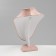 Bust for jewelry, 16 × 11 × 21 cm, pink color