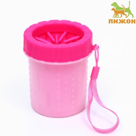 Lapo -fit for cats and dogs with silicone villi 9 x 9 x 11 cm, pink