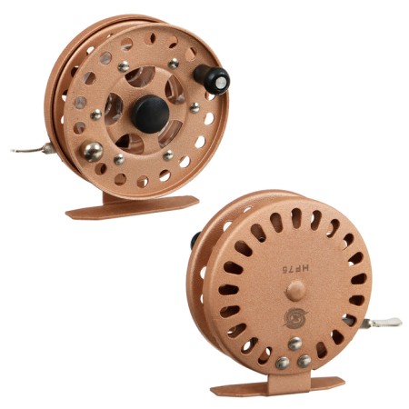 Inertial coil, metal, diameter 7.5 cm, the color is light brown, HF75-1