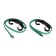Glass for mounting baggage Nova Bright, 80 cm, plastic hooks, set 2 pcs
