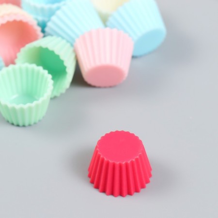 PVC Creativity Decor "Cupcake" set of 20 pcs 1.1x1.1x1.9 cm-2
