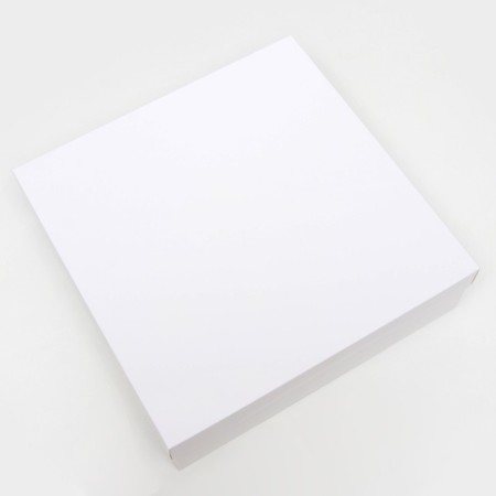 The box is folding, cover is, white, 30 x 30 x 8 cm-1