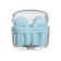 Wireless headphones Pro13, TWS, inserts, BT 5.0, 30/180 mAh, transparent, blue