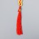 Metal suspension "Hieroglyph - happiness" 3 coins 16x4.8 cm