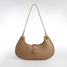 Bag Women's Baget on the Textura zipper, medium size, color light brown