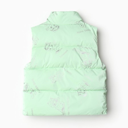 Warm vest for girls, light, height 116-122 cm-4