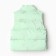 Warm vest for girls, light, height 116-122 cm
