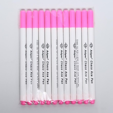 Fabric marker, self -perishable, 15 cm, pink color-3