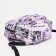 Youth backpack from textiles on lightning, 3 pockets, lilac color