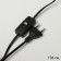 Highway lamp E27 40W black and gold 25x25x42.5 cm Risalux