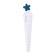 Ruler 12 cm "Flower", plastic, MICC
