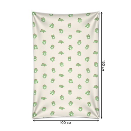 Decorative panel with photo printing "Cute Muzzle", vertical, size 100x150 cm-1