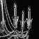 Valencia chandelier, size 84x215x84 cm, 480W 8xe14 IP 20