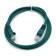 Buro UTP 4 pairs CAT5E CCA Molded 1M Green RJ-45 (M) -RJ-45 (M)