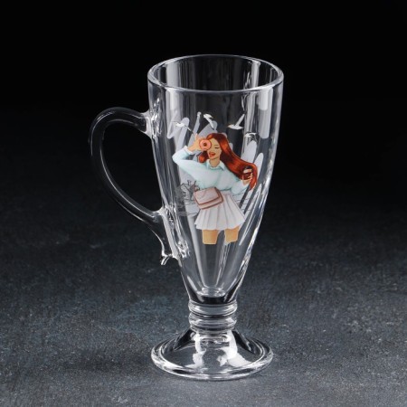 Citizens' mug, for cappuccino, glass, 250 ml-5