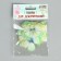 Decor for creativity "Butterfly", two -layer, set of 12 pcs., Size 1 pc. - 5 × 4 cm, green color