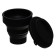 A glass for drawing DEVENTE. School, folding (silicone), black