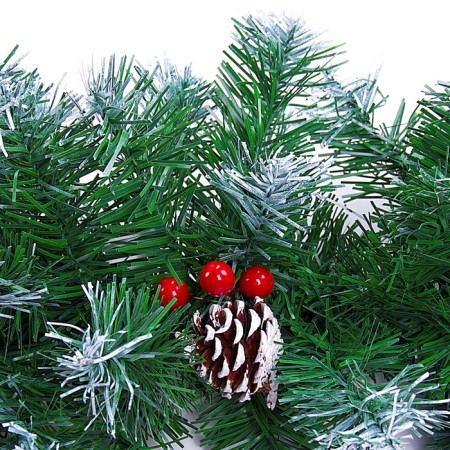 Girlyanda Christmas tree "hook" berries, 270 cm 200 branches D-25 cm branch 12.5x6 cm-1
