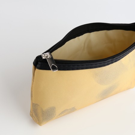 Cosmetic bag simple charm, 20*3*12, lightning department, yellow-2