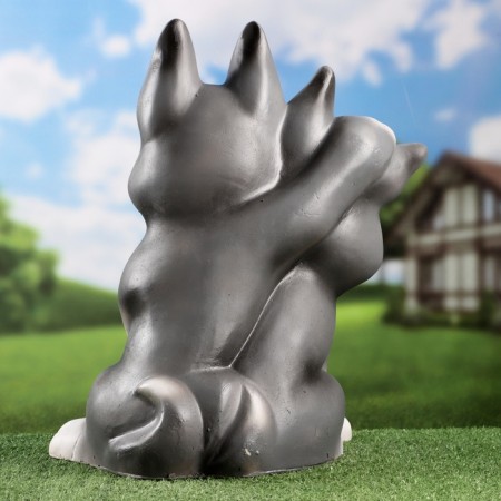 Garden figure "Husky puppies" 45x40x31cm-1