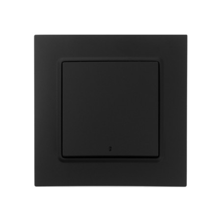 Tot Elegant switch, 10 a, 1 cl., With backlight, hidden, black-2