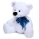 Soft toy "Pasha Bear", white color, 38 cm