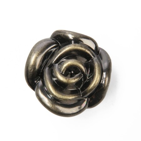 Handle button Cappio Rose 01, bronze color-2