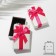 Gift box for the set "Raspberry", 5 × 8, white-pink color