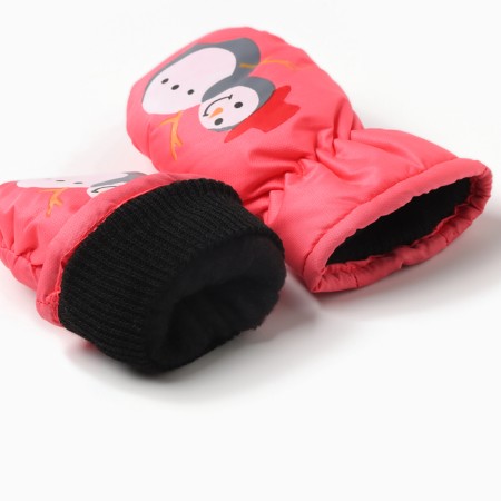Baby mittens minku, pink color, 18 cm-2