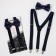 Set of men's kaftan subcutters and butterfly "Speed", rr University