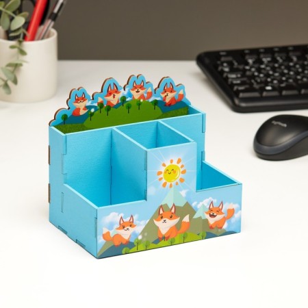 Organizer for the Office "Lisyat" 4 departments 15x10x14-1