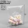 BOPP package with adhesive valve, gift packaging, “made with love”, 12.5 x 13.8/3 cm