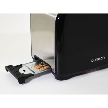 Toster Oursson TO2120/BL, 930 W, 7 grip modes, 2 toasts, defrosting, black-3