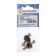 Story Masterprof IS. 130190, 6 mm with toilet nuts, brass, 2 pcs.