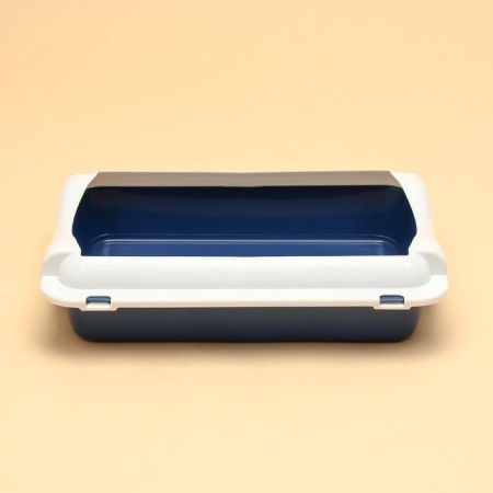 Medium toilet with 36 x 26 x 9, blue/white-1