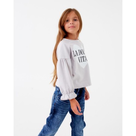 Свитшот для девочки KAFTAN "Amore", размер 34 (122-128)-1