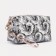 Lightning cosmetic bag, gray color