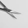 Scissors are manicure, bent, 9.5 cm, on the blist, the color is silver, B-128-S-SH