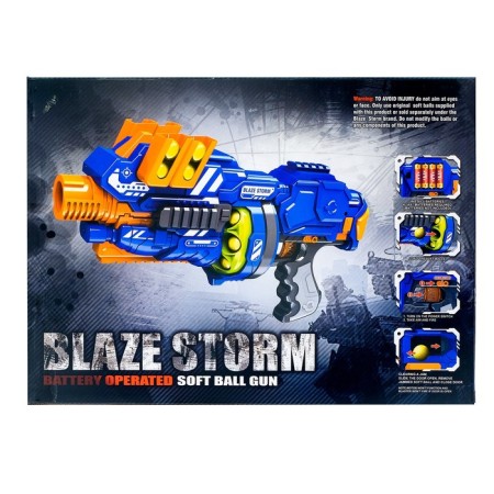 Automatic blaster "Garm", shoots soft balls, works from batteries-2