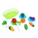 A set of products for cutting "Vegetables", in a basket, mix