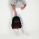 Backpack Bookhound School Textile, with pocket, black/burgundy color