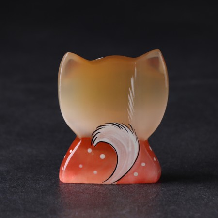 Сувенир "Кошка с ромашкой", селенит-1