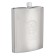 Flaw for alcohol and water "USSR", stainless steel, cover, gift, 2.64 liters