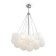 Suspended lamp Fiesta, 6xe14, color chrome