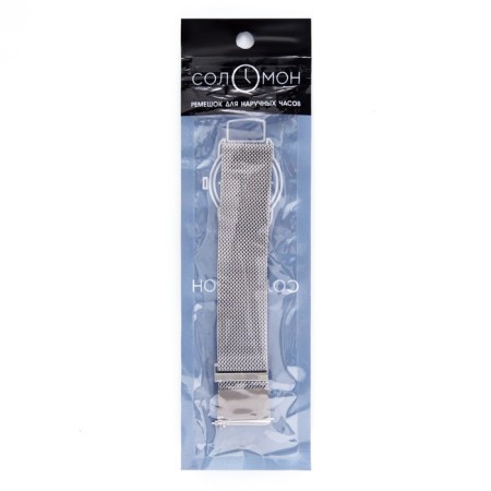 Solomon smart watch strap, 22 mm, silver-2
