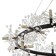 Chandelier 1176/25 G4 20W black 60x60x12 cm Bayerlux