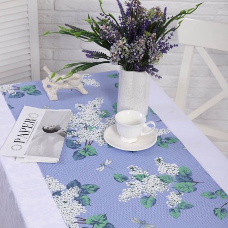 Tablecloth - track on the table aroma 40x150cm, martial, cotton 100%-2